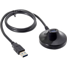 Meks Parcbeny 5552 1 Metre USB 3.0 Standlı Dişi Erkek Uzatma Kablosu 1 Metre USB 3.0 Erkek Dişi Uzatma D