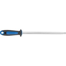 Meks Fischer Masat Çelik Yuvarlak 30 Cm, Mavi Saplı