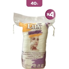 Meks Lux Disk Kare Makyaj Pamuğu 40' Lı x 4