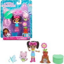 Meks Gabby's Dollhouse 2 Oyuncak Figürlü Flower-Rific Bahçe Seti (2 Aksesuar, Teslimat ve Mobilya Parças