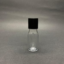 Meks 10 cc Pet Şişe - Siyah Sızdırmaz Kapaklı - 10 ml Plastik Buklet Şişe x 10 Adet