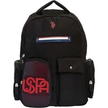Meks U.s. Polo Assn. Uspa PLCAN23191 Okul Sırt Çantası, Lise, Üniversite Siyah