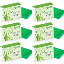 Meks Agarta El Yapımı Doğal Sabun, Aloe Vera, 150 Gr, 6'lı Set