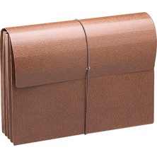 Meks Smead Kapaklı ve Kordonlu Klasik Genişleyen Dosya Cüzdanı, 3-1/2" Genişletme, Yasal Boyut, Redrope,