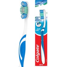 Meks Colgate Üçlü Etki Dil Temizleyicili Arka Dişlere Uzanan Orta Diş Fırçası