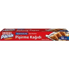 Meks Piknik Gıda Ambalaj Pişirme Kağıdı Hazır Kesilmiş 16 Adet 1455