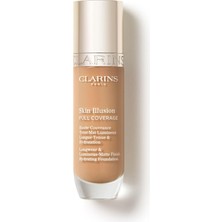 Meks Clarins Skin Illusion Fondöten, Tam Kapatıcı, 108W, 24 Saat Kalıcı, Parlak Mat Bitiş, Nefes Alabile