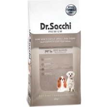 Meks Dr.sacchi Düşük Tahıllı Sığır Etli ve Kuzu Etli Mini Irk Yetişkin Köpek Maması 12 kg