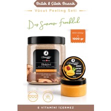 Meks Smoothly Epilasyon, Ağda Sonrası Batık Peeling 1kg Set Bisküvi Peeling+Mango Şeftali Peeling+Tüy Ge