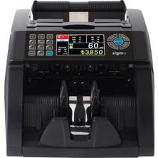 Meks Sigma Sc 8520 Sahte Kontrollü Para Sayma Makinesi