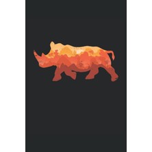 Meks Rhinocéros: Rhinocéros D'afrique Du Sud |cahier Din A5 6x9 Pouces |cahier De Journal De Planificate
