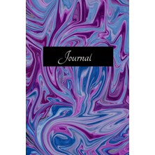 Meks Purple Marble Journal