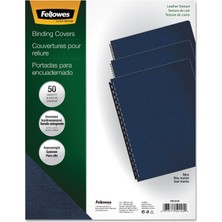 Meks Fellowes Executive Baglanti Sunum, Büyük, Navy, 50 Paket (52145)