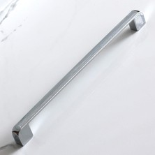 Meks 10 Adet Gölcük Oval Mobilya Mutfak Dolap Çekmece Dolabı Kapak Metal Kulpu Kulbu Kulpları Krom 224 M