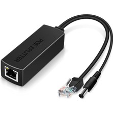 Meks Aktif Poe Dağıtıcı Adaptör, 48 V Ila 12 V, Ieee 802.3AF Uyumlu, 10/100 Mbps'ye Kadar 100 Mbps'ye Ka