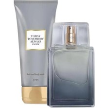 Meks Avon Tta Today Erkek Parfümü 75 Ml, Vücut Şampuanı 200 ml Set