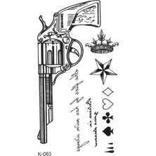 Meks Bearpear Guns And Roses Geçici Dövme Tattoo