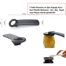 Meks Şişe Kapağı Kavanoz Kapağı Açıcı Pratik 3 Adet