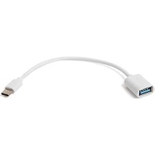 Meks Heartz USB 3,1 Type-C USB 3,1 Erkek, Usb3,0 Dişi Otg Kablo Type C Ci̇hazlariniza Flash Bellek Takabi̇