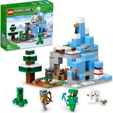 Meks Lego® Minecraft® Donmuş Tepeler 21243-8 Yaş ve Üzeri Çocuklar Için Oyunun Buzlu Biyomunu Içeren Oyu