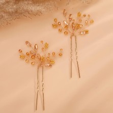 Meks Kercisbeauty Düğün Saç Iğneleri Kristal Saç Aksesuarları Kadınlar Kızlar Için Gelin Saç Klipleri Ge