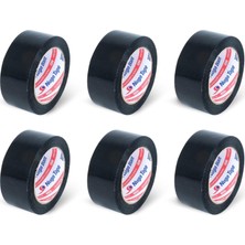 Mey İthalat Nuga 45 mm x 100 mt Siyah Koli Bandı 6 Adet
