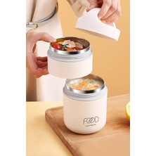 Meks 304 Çelik Çift Katlı 680 ml Yemek Mama Saklama Kabı (Sicak Tutmaz) CIN416BY