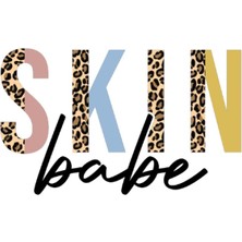 Meks Skin Babe Skincare Leopard Esthetician Skin Babe: Dot Grid Notebook/journal (6” x 9”) Skin Babe Ski