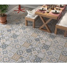 Meks Stickerart Yer Kaplama Zemin Kaplama Folyosu 65X130 cm Turkish Tile 18