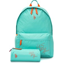 Meks U.s. Polo Assn. U.s. Polo. Assn. Unisex Okul Çanta Seti PLSET2423032,MINT Yeşili Tek Ebat