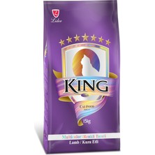 Meks King Multicolor Renkli Taneli Kuzu Etli Yetişkin Kedi Maması 15 kg