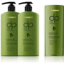 Meks Dp Daily Perfection 2 Adet Moringa Yağı Şampuan 425 ml & 1 Adet Moringa Saç Bakım Kremi 350 ml Set