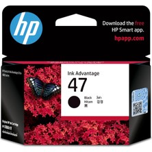 Meks Hp 47 Siyah Mürekkep Kartuşu (6ZD21AE)