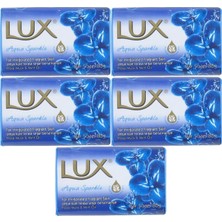 Meks Lux Aqua Sparkle Bar Soap 80G, Set Of 5, Floral Musk & Mint Oil