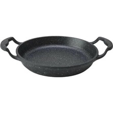 Meks Eda Yuvarlak Döküm Sahan Gri 18 cm ZK-961