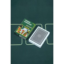 Meks Siyah Pvc Plastik Su Geçirmez Iskambil Poker Oyun Kağıdı CIN444SY