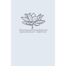 Meks Independently Published Lotus Flower Buddhist Proverb Journal