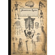 Meks Alphabetisches Register: Großformat Notizbuch A4 (21X29,7CM) 160 Linierte Seiten Indexiert Von A Bi