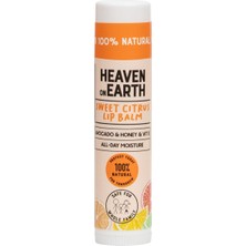 Meks Heaven On EARTH%100 Doğal ve Organik Içerikli Sweet Citrus Lip Balm Nemlendirici Besleyici Dudak Ba