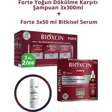 Meks Bioxcin Forte Yoğun Dökülme Karşıtı Şampuan 3X300 Ml, Bitkisel Serum 3X50 Ml, Yüz Temizleme Jeli 10