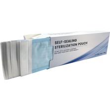 Meks Alet Sterilizasyon Zarfı - Indikatörlü Sterilizasyon Paketi 90X260MM (200 Adet)