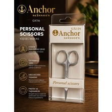 Meks Anchor GX116 Kişisel Bakım Makası, Paslanmaz Çelik, Ergonomik Tasarım, Hassas Kesim, Taşınabilir