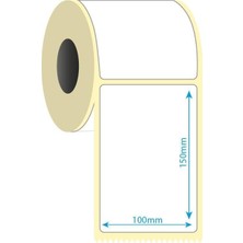 Meks 150X100 mm Termal Barkod Eti̇keti̇ 250 Adeti̇