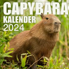Meks Capybara Kalender 2024: Großer Foto-Kunstkalender Mit Capybara. Photoart Kalender Im Hochformat. 22