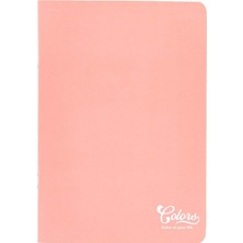 Meks Meteksan Colors A5 60 Yaprak Çizgili Defter, Pembe