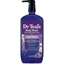 Meks Dr Teal's Vücut Yıkama Saf Epsom Tuzlu, Melatoninli Uyku Banyosu, 24 ml