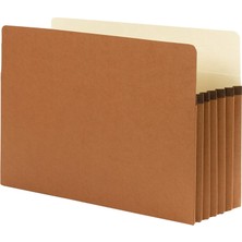 Meks Smead% 100 Geri Dönüştürülmüş Dosya Çanta, Düz Kesimli Tab, 5 – 1/10,2 cm Expansion, Legal Boyut, R