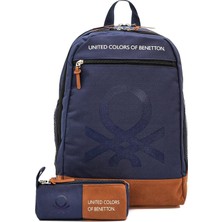 Meks United Colors Of Benetton Okul Çanta Seti 1305455,LACIVERT Tek Ebat