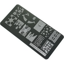 Meks Nail Art Stamping Baskı Plakası VV14