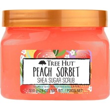 Meks Treehut Tree Hut Peach Sorbet Shea Sugar Scrub Vücut Peelingi 510GR
